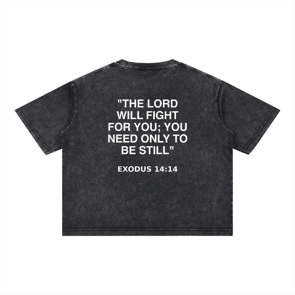 Soldiers Of Christ Wash Boxy Cotton T-Shirt