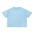 Soldiers Of Christ Wash Boxy Cotton T-Shirt