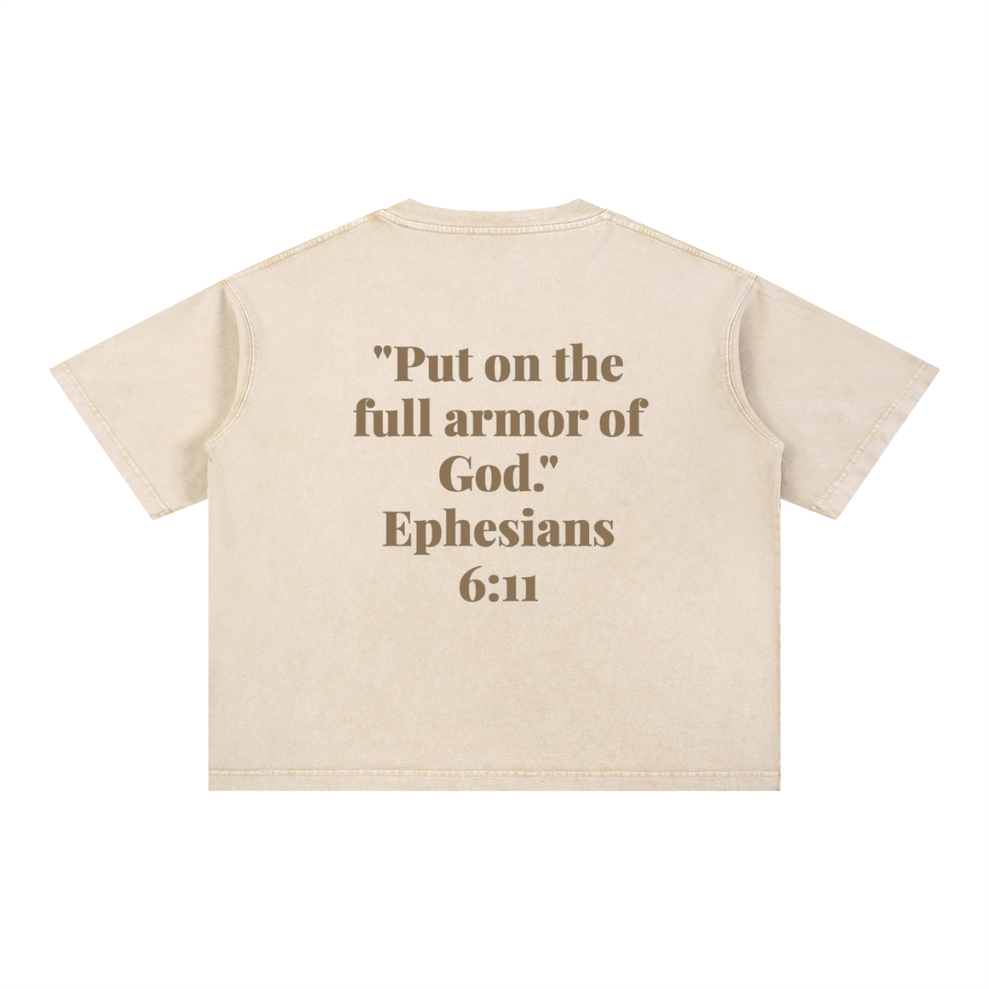 Soldiers of Christ  Wash Boxy Cotton T-Shirt